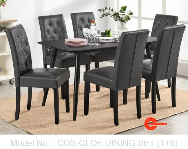 COS-CLOE DINING SET (1+6)